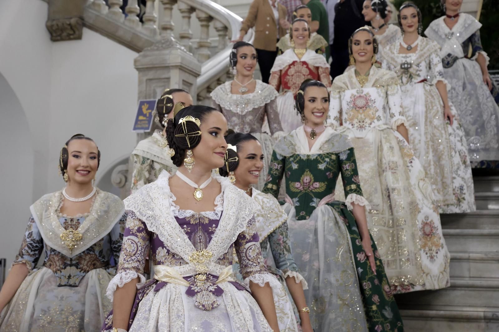 Así ha sido el ensayo de la proclamación de las candidatas a falleras mayores de 2025