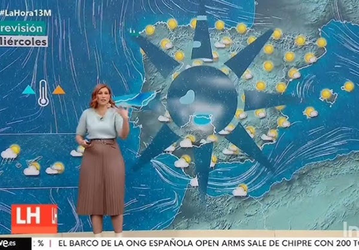 TVE dice adiós a una de sus meteorólogas: «Estos cuatro años han sido maravillosos»