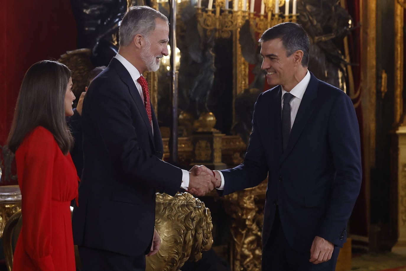 Fotos de la recepción de los reyes de España con motivo del Día de la Fiesta Nacional