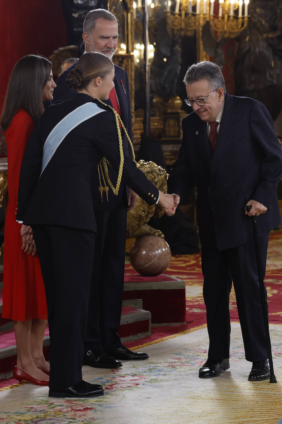 Fotos de la recepción de los reyes de España con motivo del Día de la Fiesta Nacional