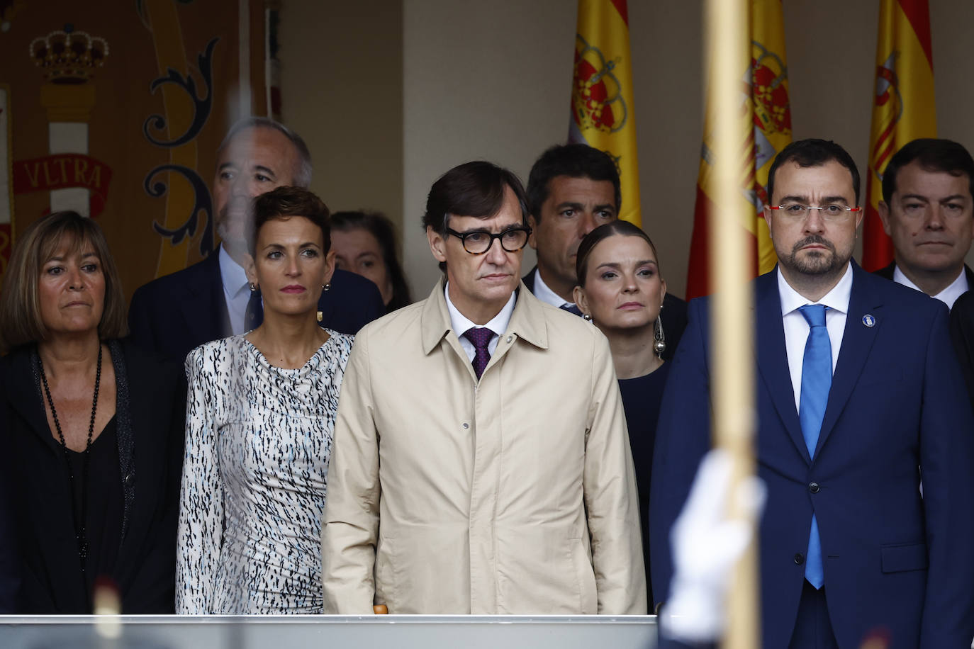 Fotos de la recepción de los reyes de España con motivo del Día de la Fiesta Nacional