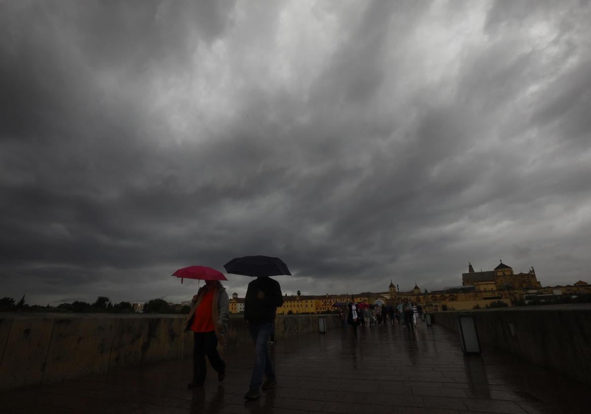 LLuvia sobre Córdoba.