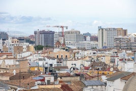 Vista aérea de Valencia.