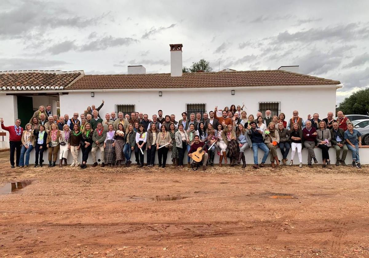 Más de cien invitados en la finca familiar de los Goerlich.