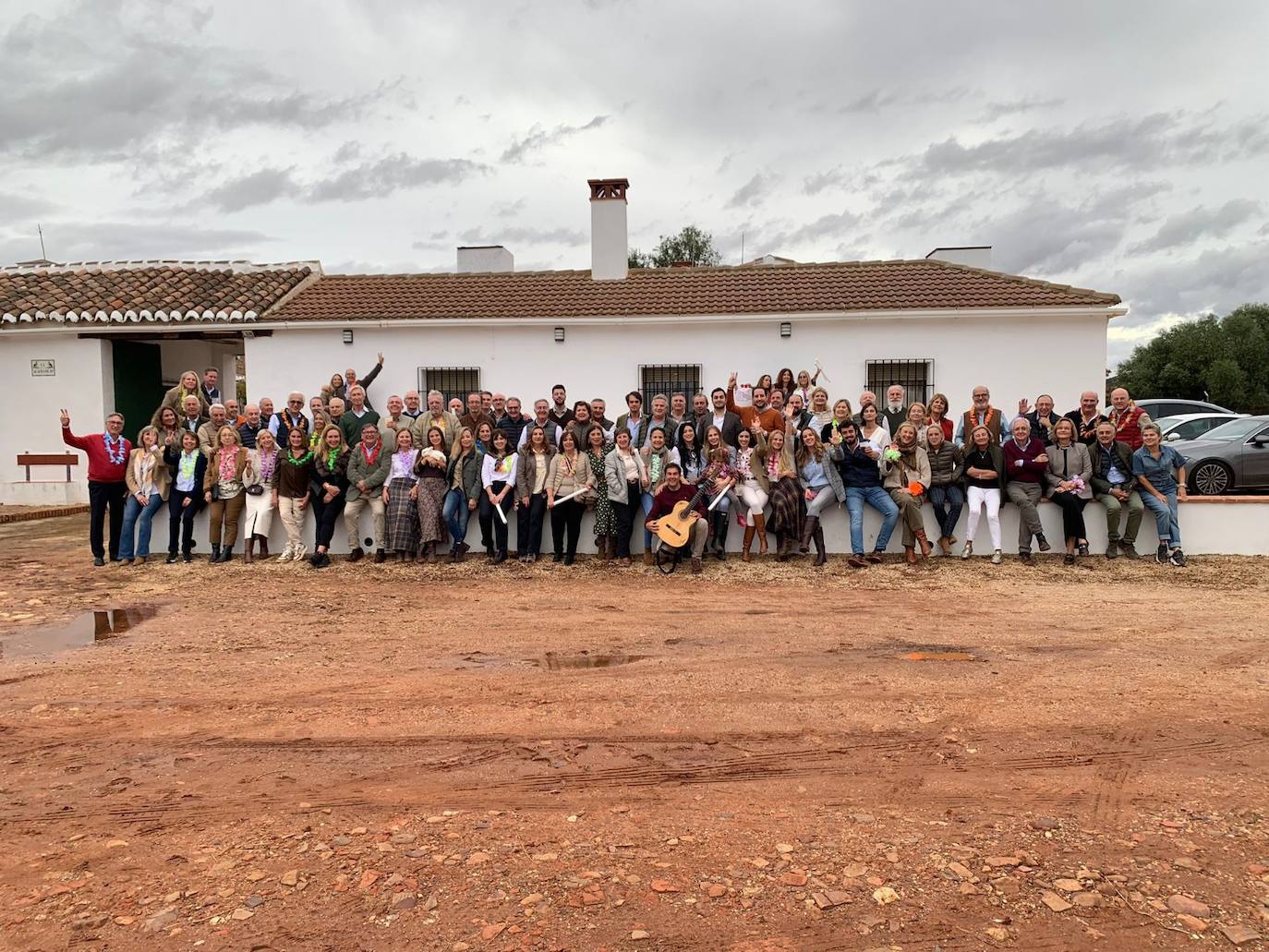 Los invitados a la fiesta de los Goerlich en Campo de Calatrava