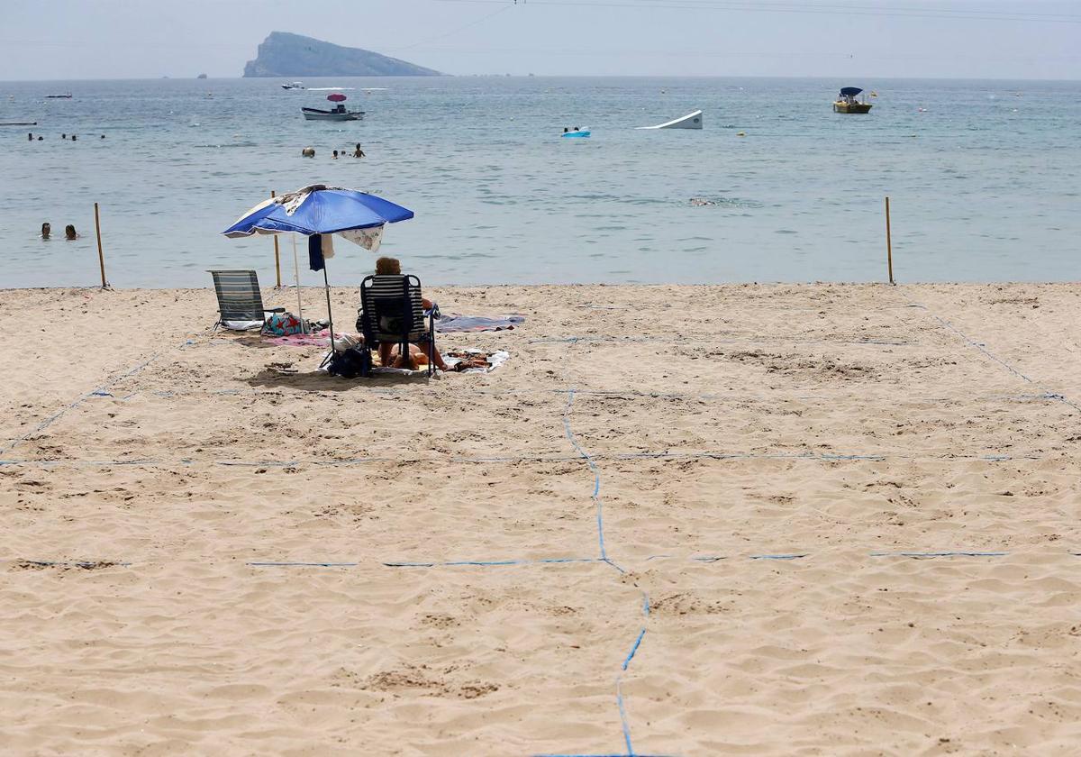 Playa de Benidorm.