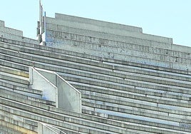 Grada del Nuevo Mestalla en la actualidad.