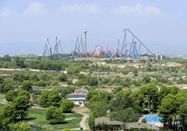 PortAventura al fondo de la imagen, archivo.