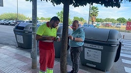 Suelta de insecctos en Alzira.
