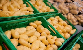 Patatas en un supermercado de Mercadona.