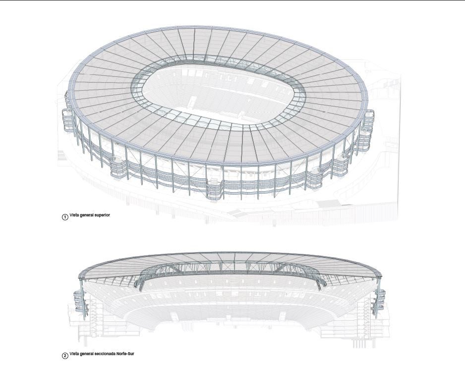 Planos y aspecto del nuevo Mestalla