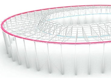 La empresa con la que se ha diseñado la cubierta del nuevo Mestalla alzó el techo del estadio olímpico de Berlín