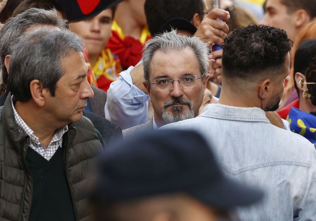 Juberías, junto al exvicepresidente Barrera.