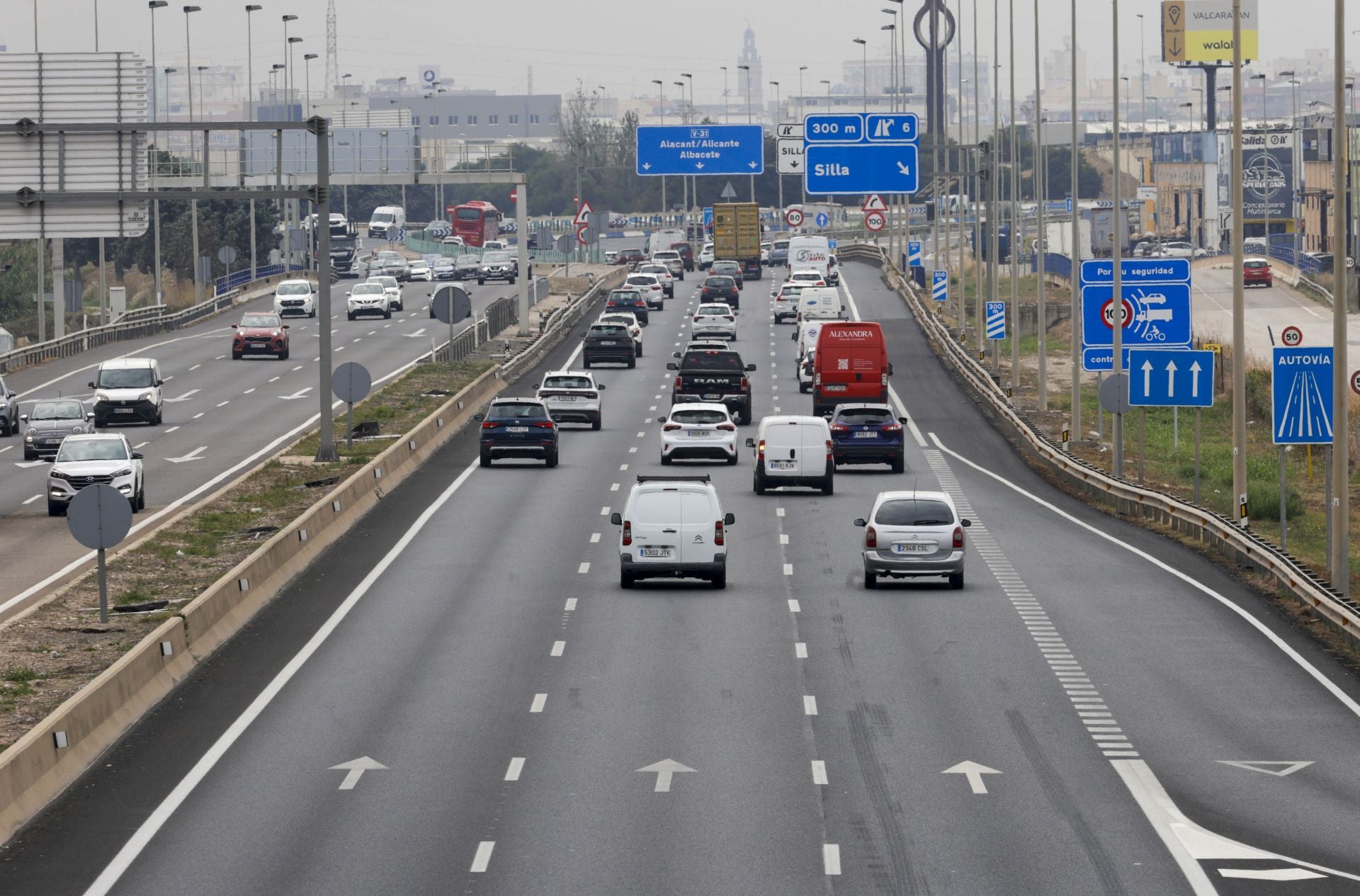 La carretera V-31 en una imagen de archivo.