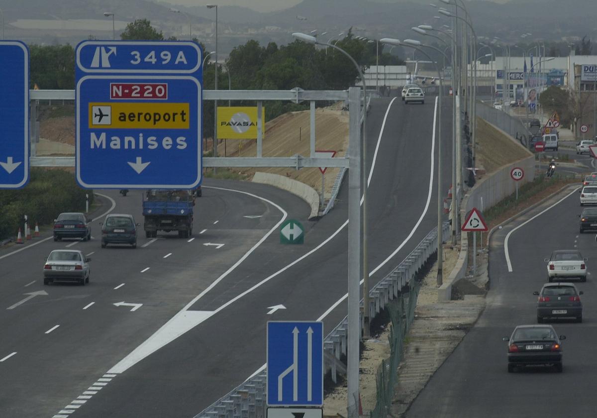 Acceso al aeropuerto.