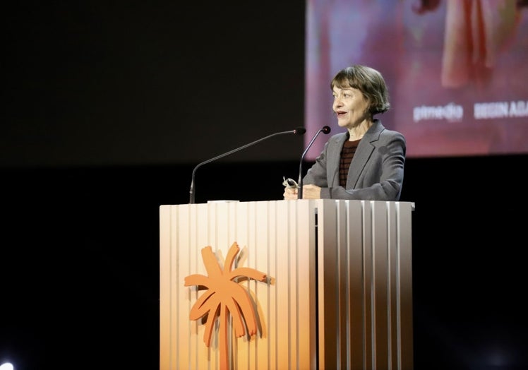 La actriz Nuria González, protagonista de 'Un bany propi', ha pedido defender al pueblo de Gaza.