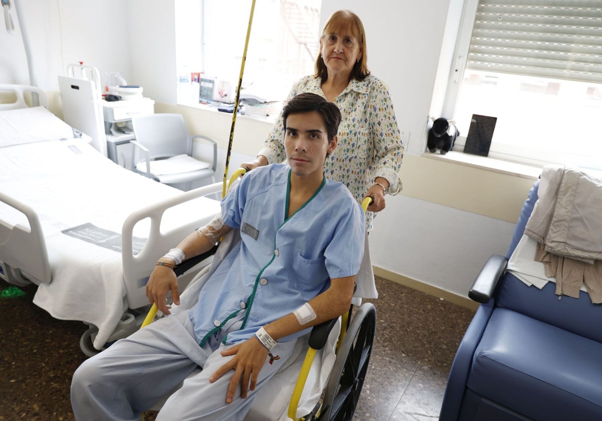 El valenciano Alberto Donaire se recupera de la cogida en el hospital.