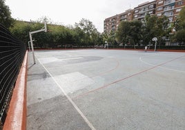 Cancha deportiva de Valencia, en una imagen de archivo.