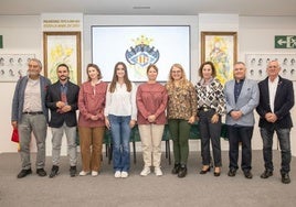 Los evaluadores internacionales del Camino del Santo Grial, en la Falla Convento Jerusalén.