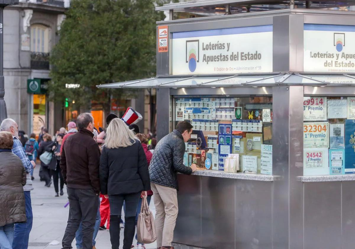 Una administración de Loterías y Apuestas del Estado en una imagen de archivo.