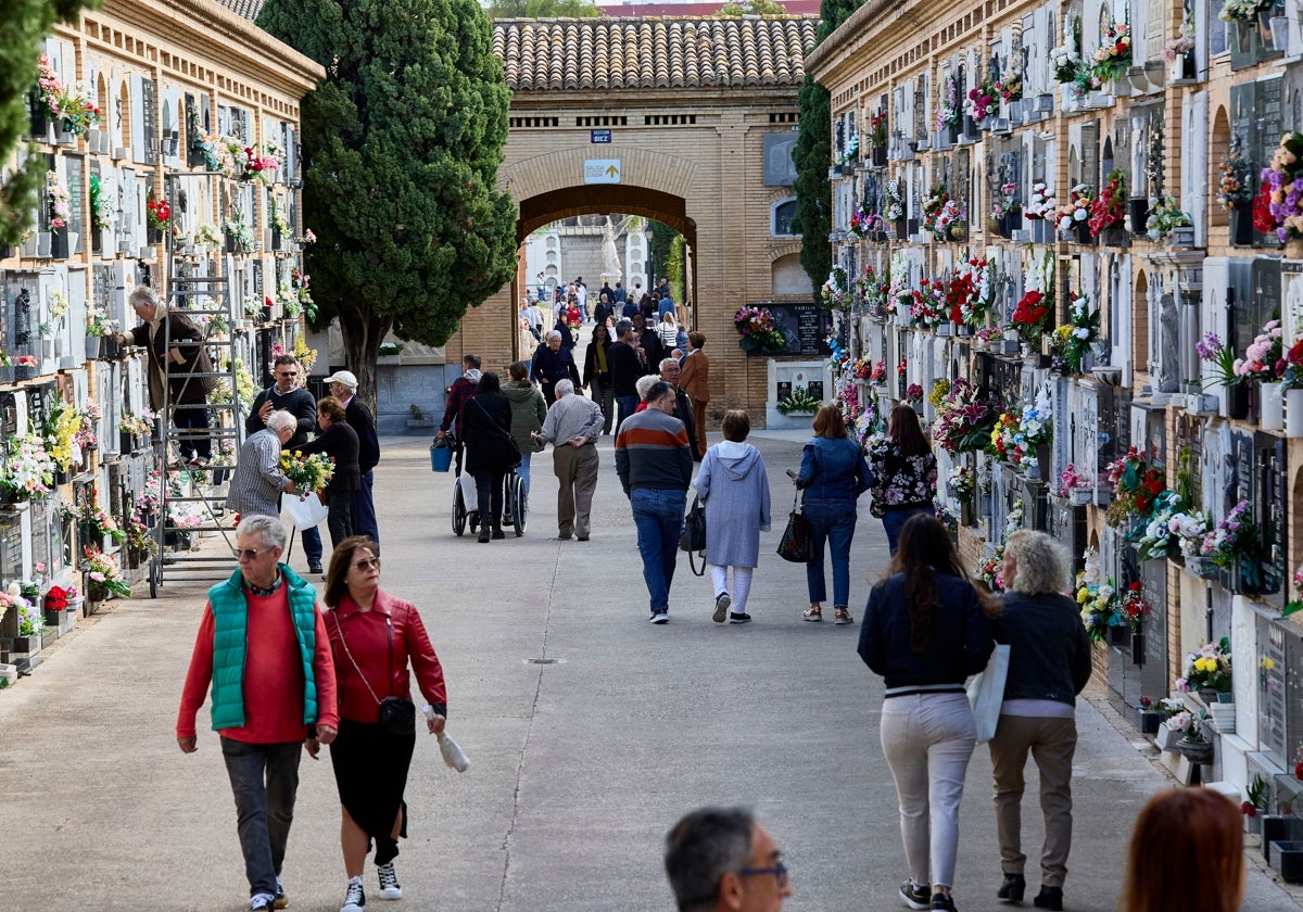 Vista del Cementerio General de Valencia.