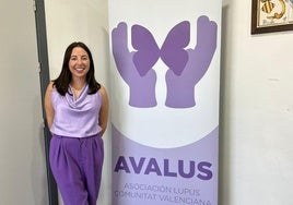 La presidenta de Avalus y paciente de lupus, Mar Soler.