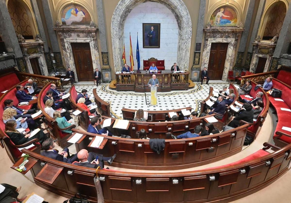 Pleno en el Ayuntamiento de Valencia este martes.