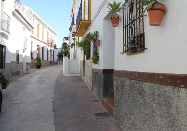 Una de las calles de Altea.