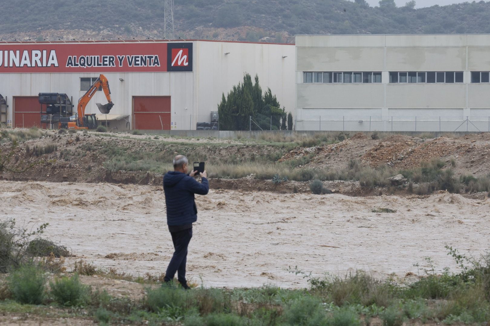 Inundación del barranco de Godelleta.