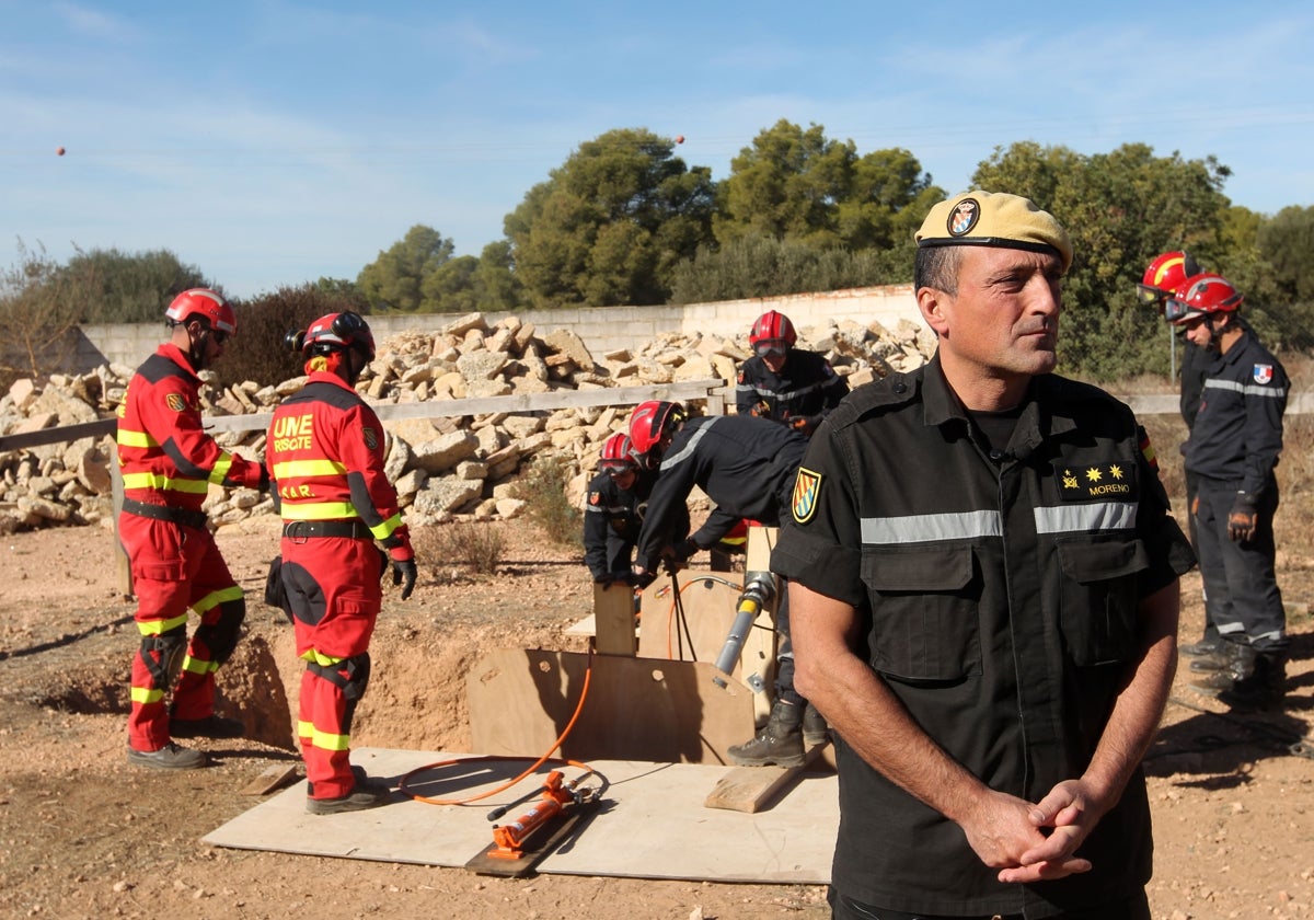 Miembros del tercer Batallón de Intervención de Emergencias.