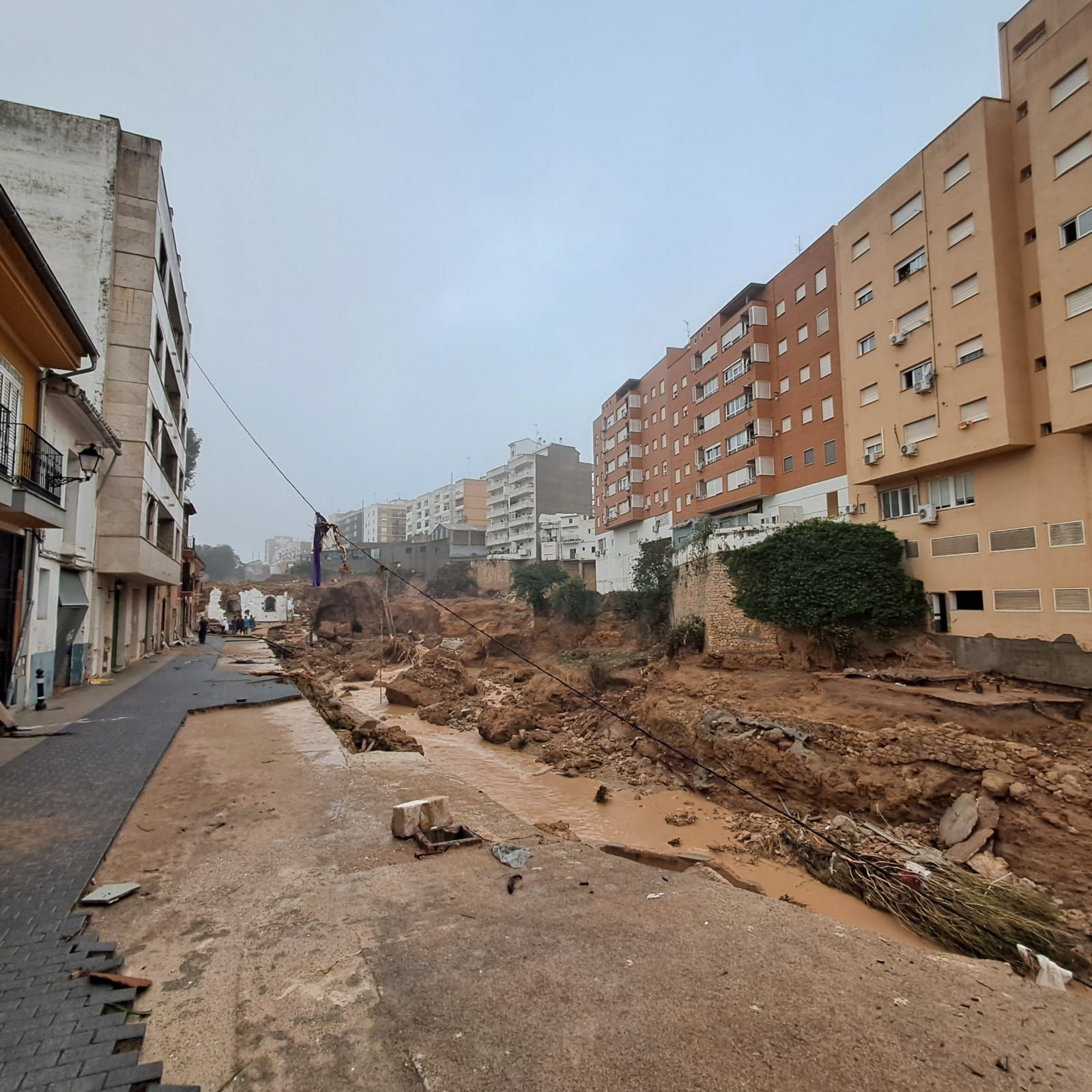 Las imágenes de la devastación en Chiva