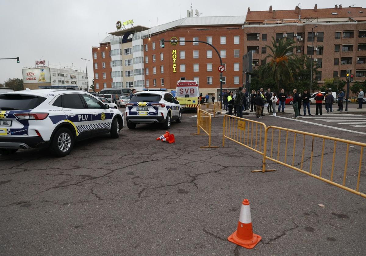 La Pista de Silla, cortada este este miércoles.