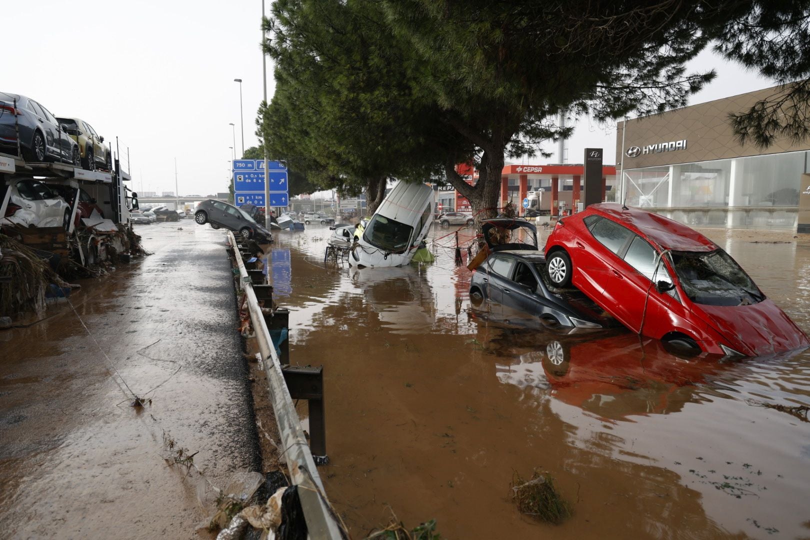 Fotos: los destrozos de la DANA en el área metropolitana de Valencia