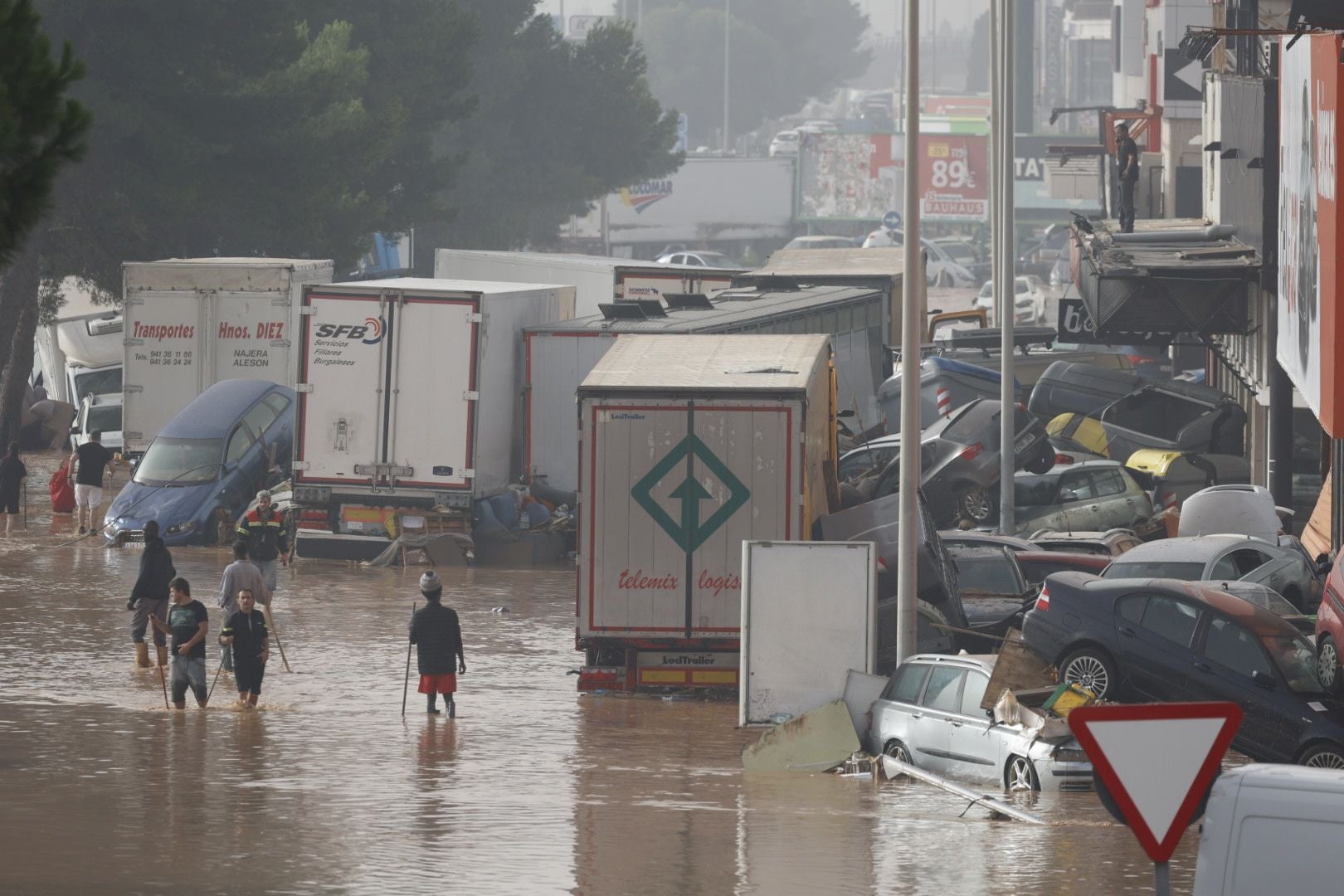 Fotos: el escenario devastador en los municipios afectados en Valencia