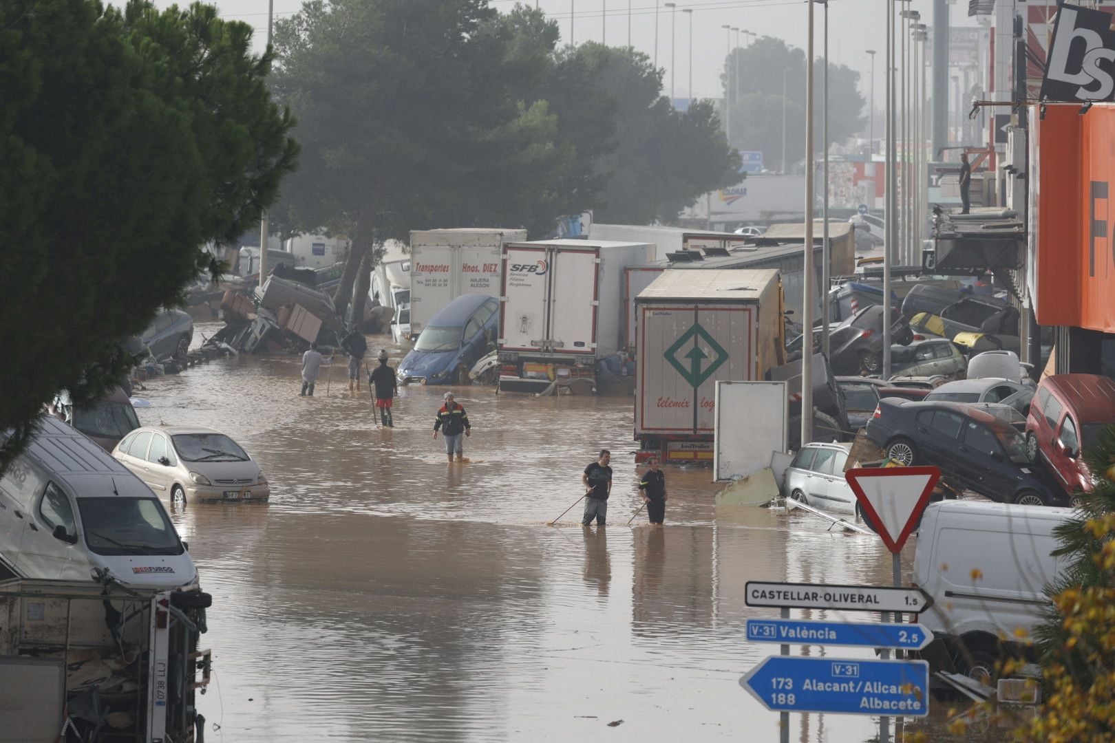 Fotos: el escenario devastador en los municipios afectados en Valencia