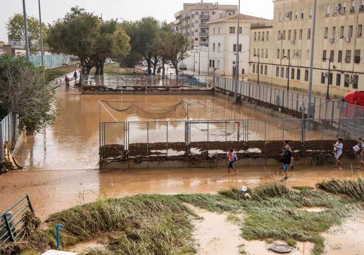 Efectos de la DANA en Valencia.