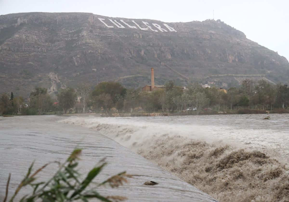 El Júcar a su paso por Cullera.