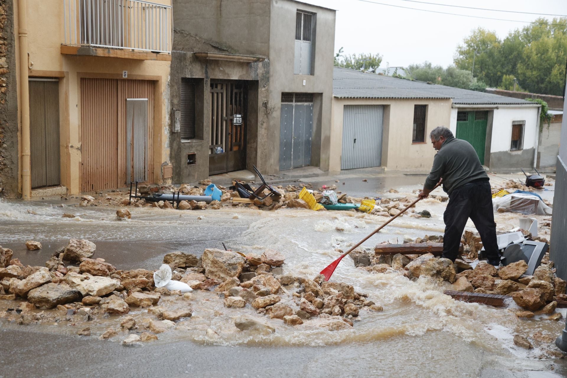 LA DANA descarga con fuerza en Castellón