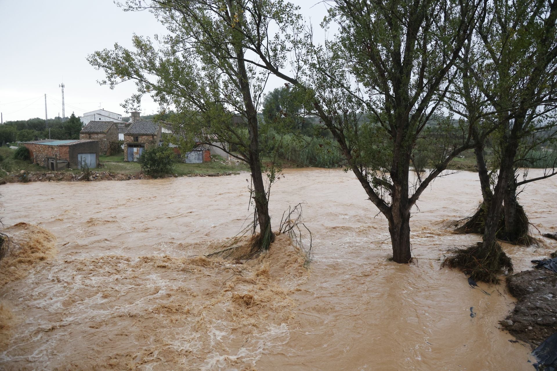 LA DANA descarga con fuerza en Castellón