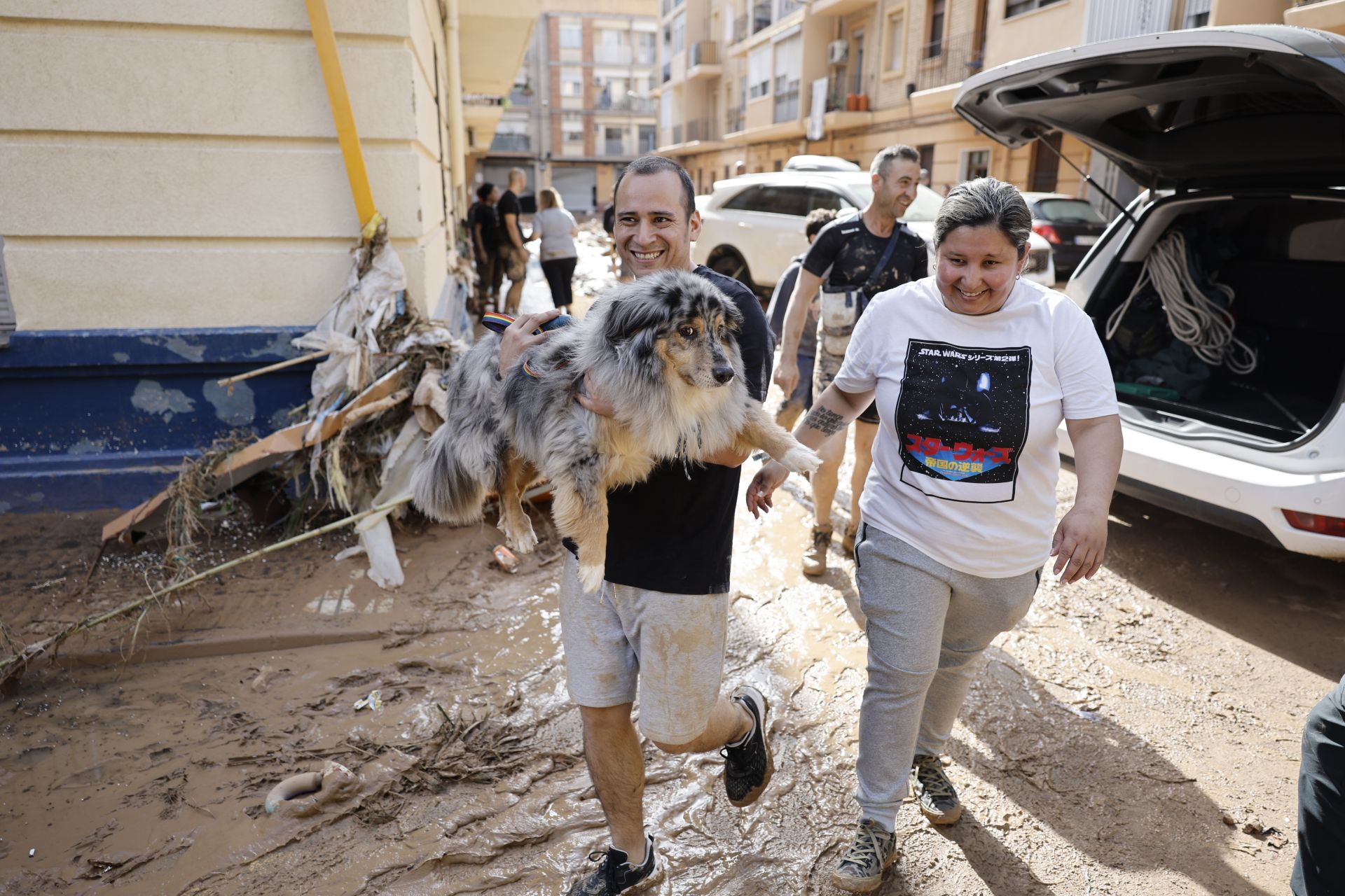 La solidaridad de los pueblos más afectados por la DANA