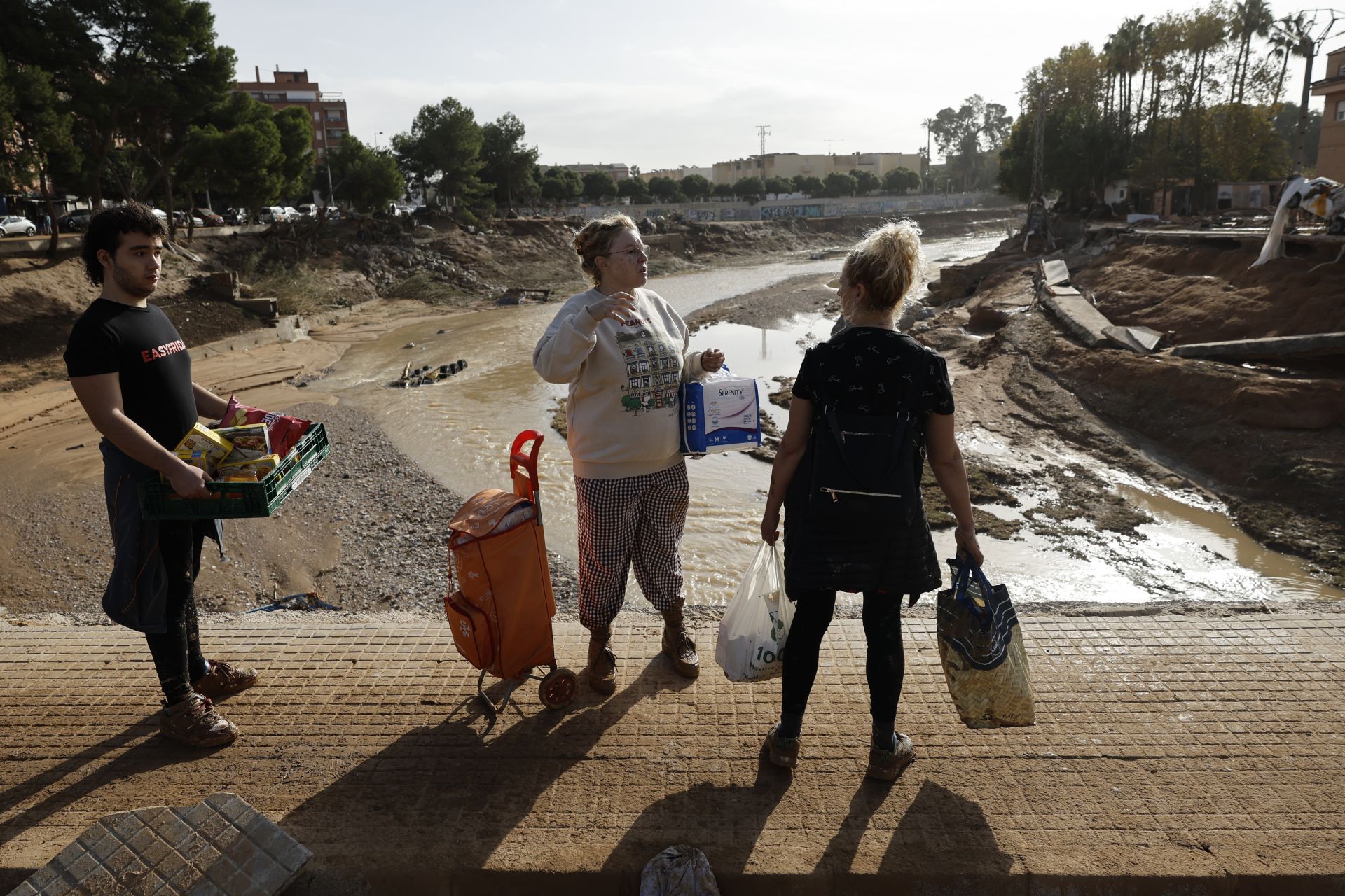 La solidaridad de los pueblos más afectados por la DANA