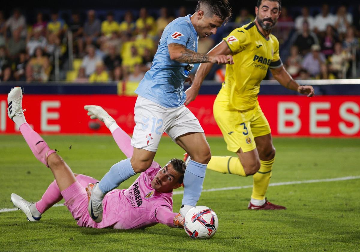 Diego Conde en un partido esta temporada.