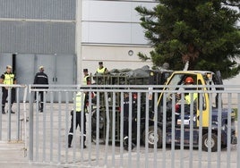 Efectivos de la UME, del Ejército y de la Policía acondicionan Feria Valencia.