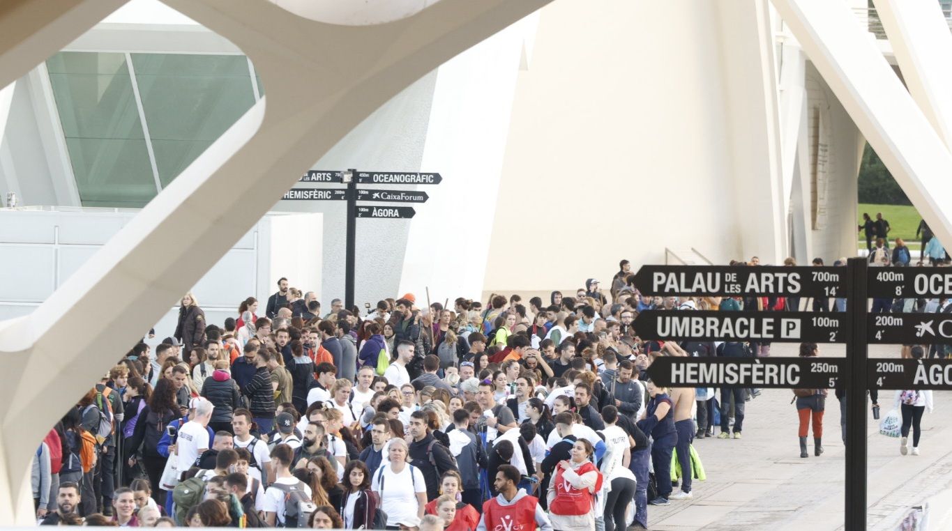 Fotos: miles de voluntarios acuden al Museo Príncipe Felipe de Valencia