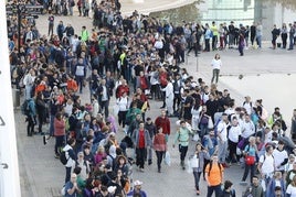 Miles de voluntarios, en la Ciudad de las Artes y las Ciencias