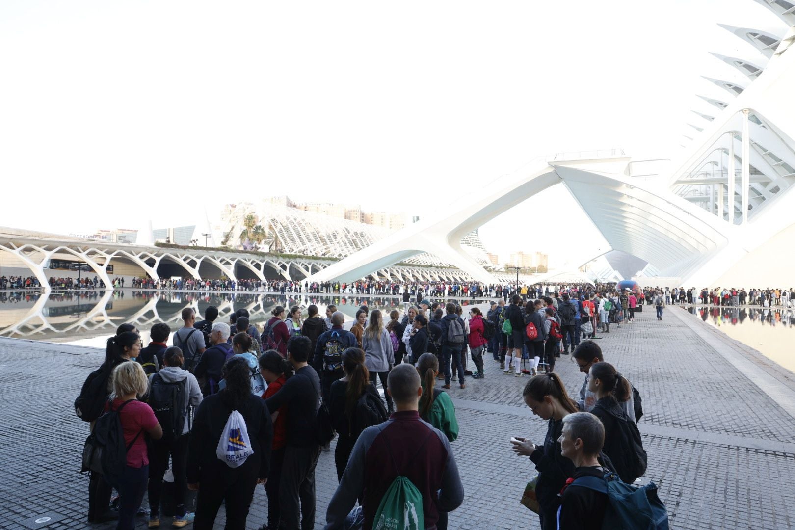 Fotos: miles de voluntarios acuden al Museo Príncipe Felipe de Valencia