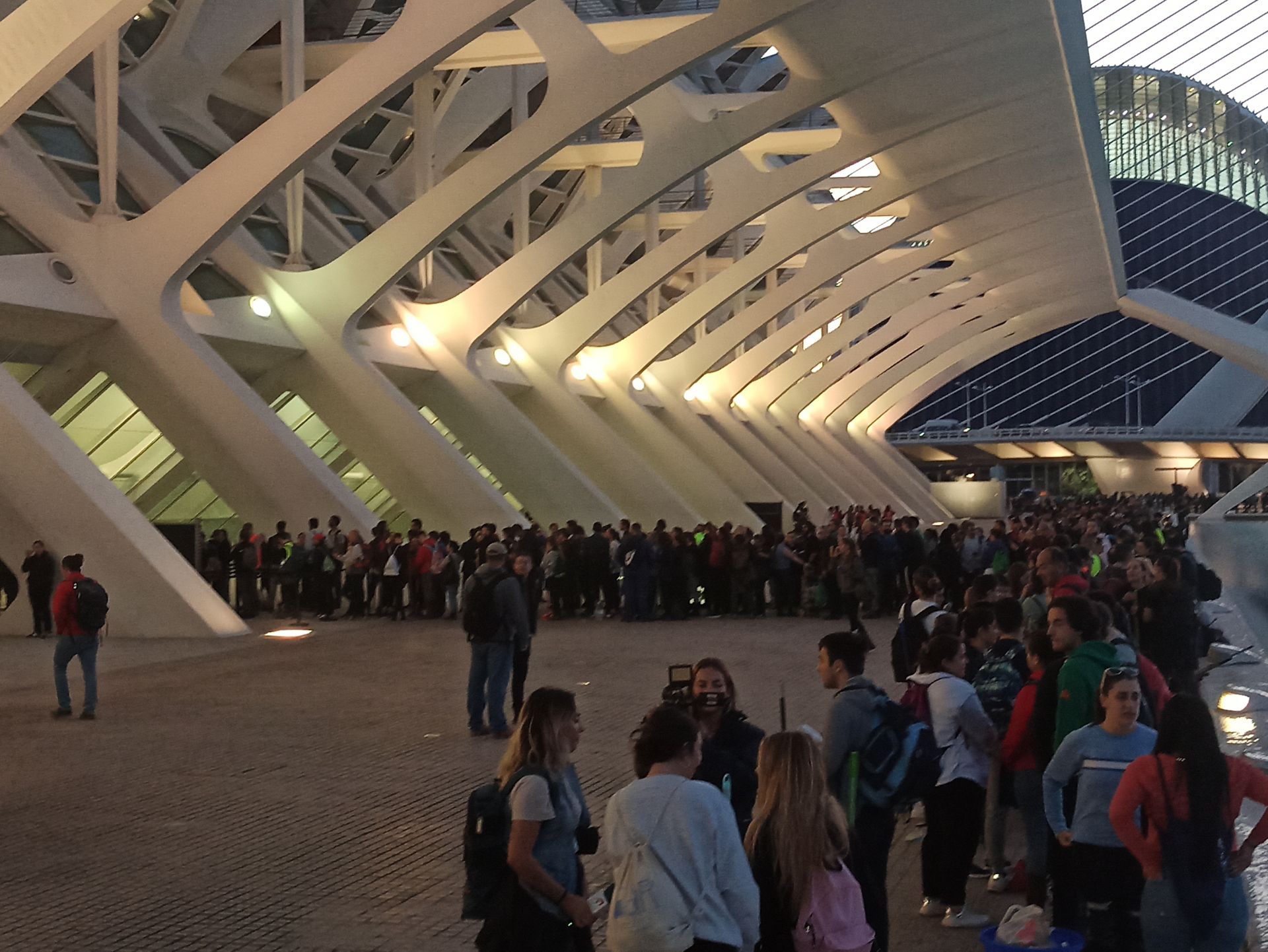 Fotos: miles de voluntarios acuden al Museo Príncipe Felipe de Valencia