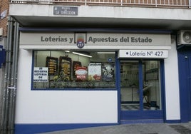 Una administración de Loterías en una imagen de archivo.