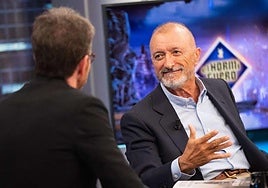 Pérez-Reverte en una de sus visitas al programa de Pablo Motos.