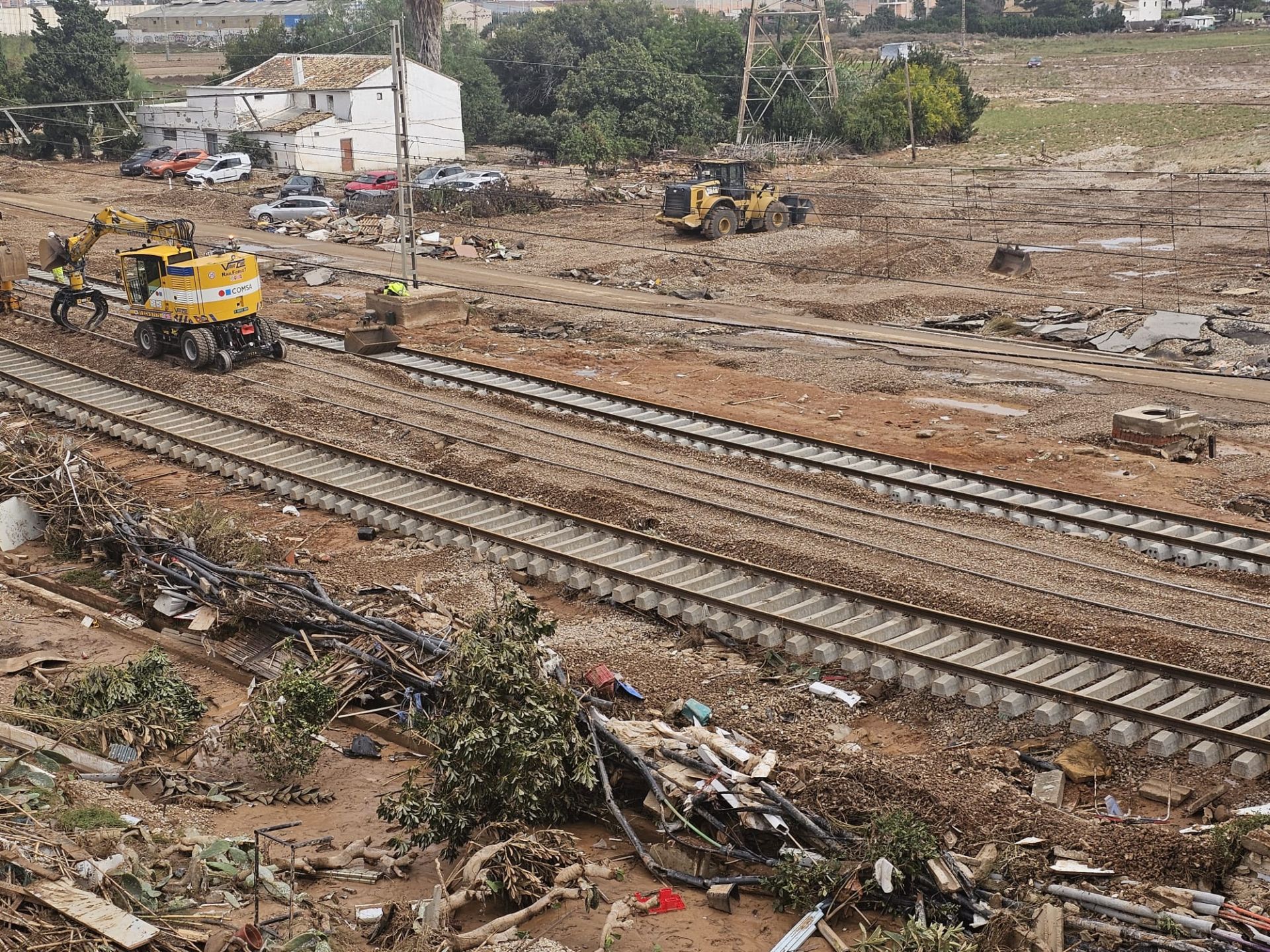 Avances en la recuperación y reparación de las infraestructuras viarias y ferroviarias de Valencia